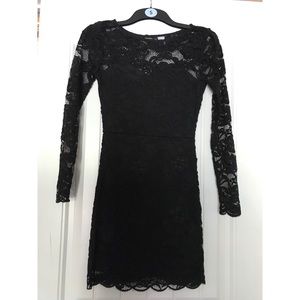 H&M Lacy Little Black Dreas